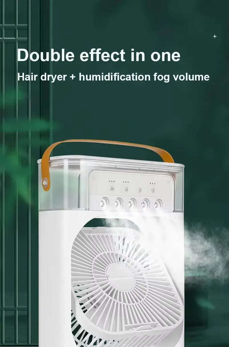 "3-in-1 Air Conditioner, Fan & Mist Fan – Multi-Function Cooling Solution"