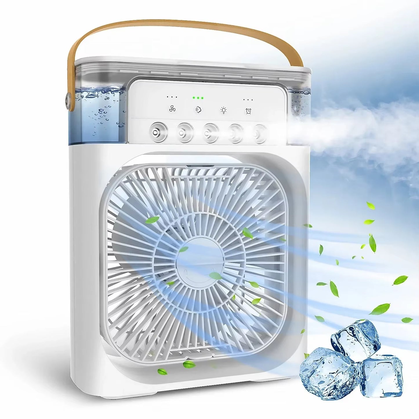 "3-in-1 Air Conditioner, Fan & Mist Fan – Multi-Function Cooling Solution"