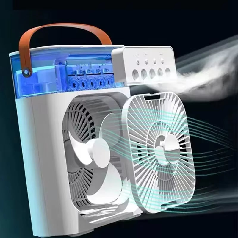 "3-in-1 Air Conditioner, Fan & Mist Fan – Multi-Function Cooling Solution"