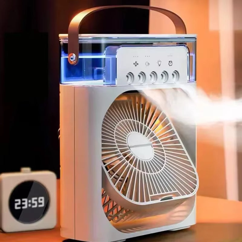 "3-in-1 Air Conditioner, Fan & Mist Fan – Multi-Function Cooling Solution"