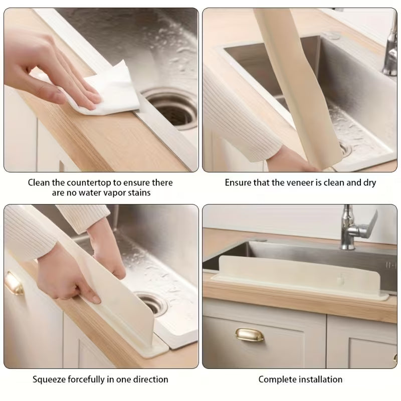 Kitchen Sink Silicone Splash Guard