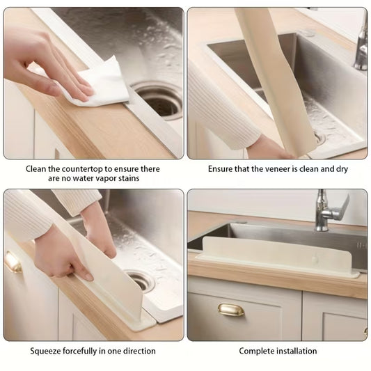 Kitchen Sink Silicone Splash Guard