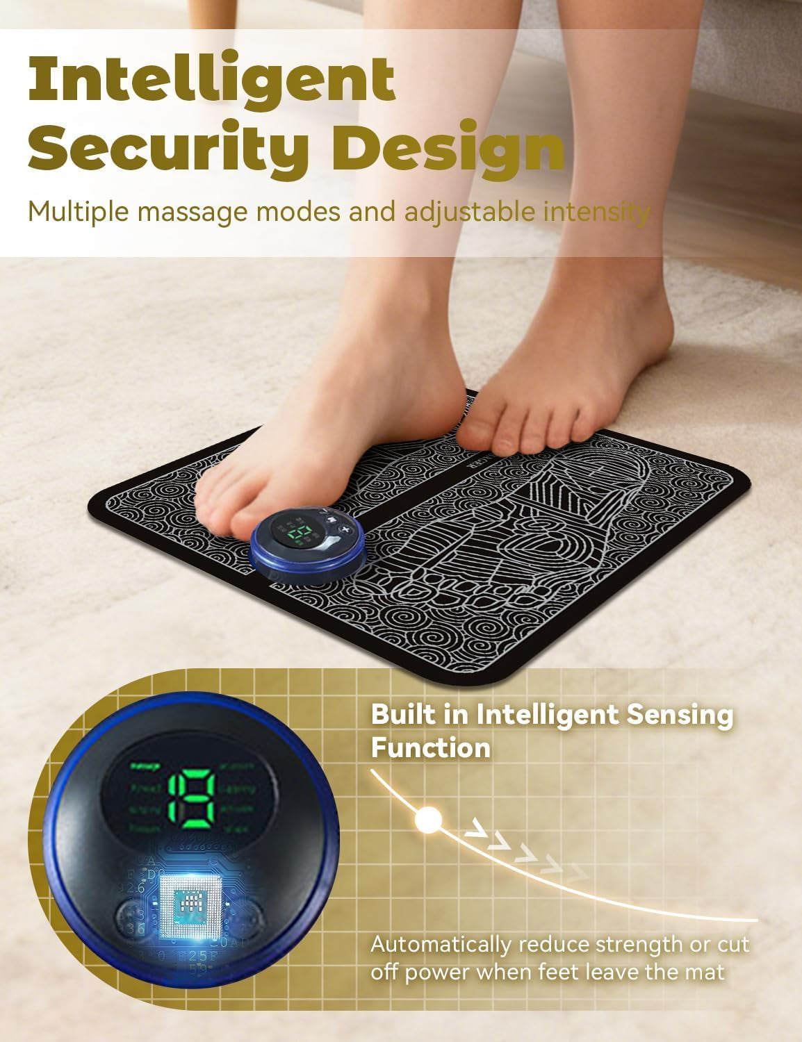 Ems foot massager mat