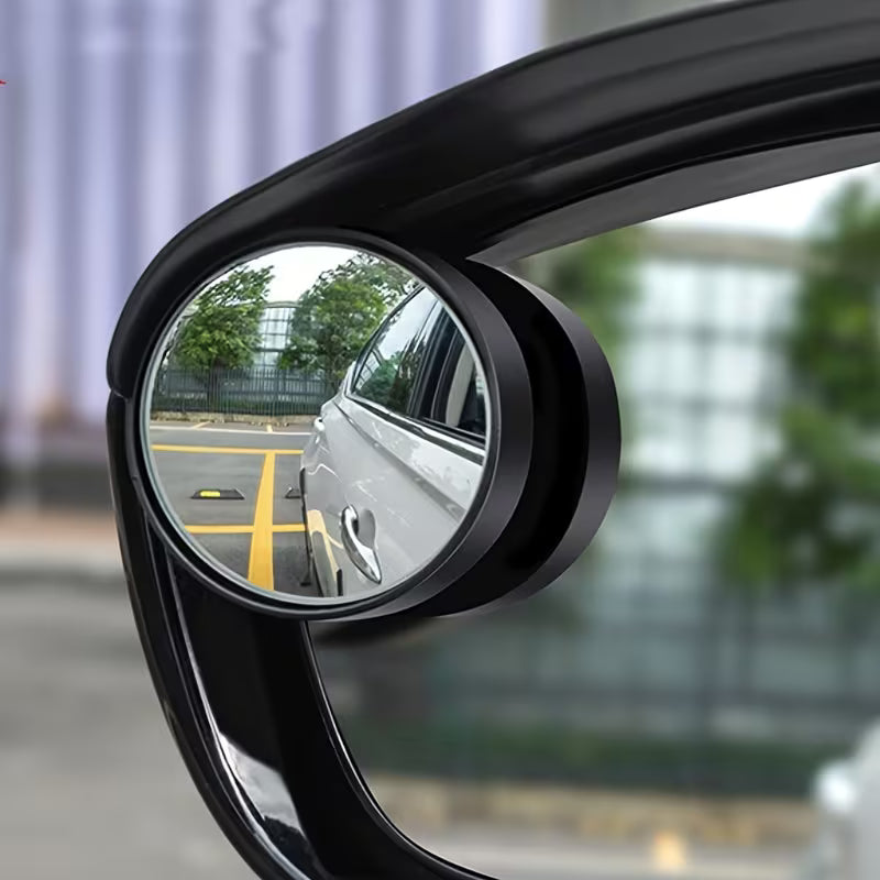 1 pair - Car Side Mirror Rain Guards with Blind Spot Mirrors