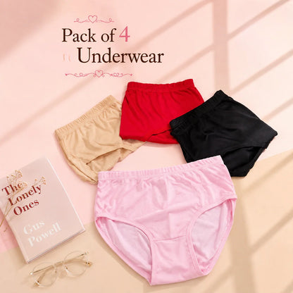 Pack of 4 Basic Underwear