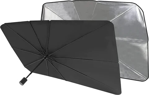 FOLDABLE CAR WINDSHIELD SUN SHADE UMBRELLA