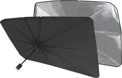 FOLDABLE CAR WINDSHIELD SUN SHADE UMBRELLA