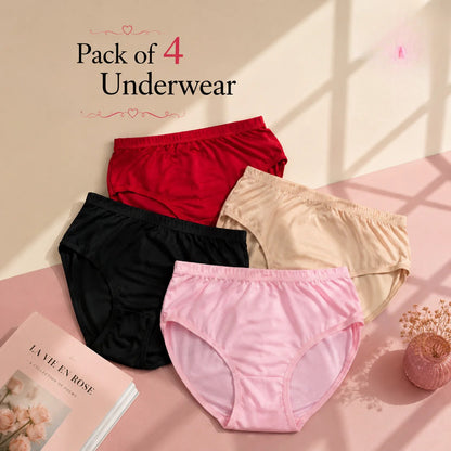 Pack of 4 Basic Underwear