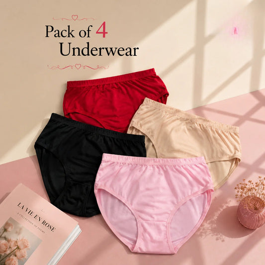 Pack of 4 Basic Underwear