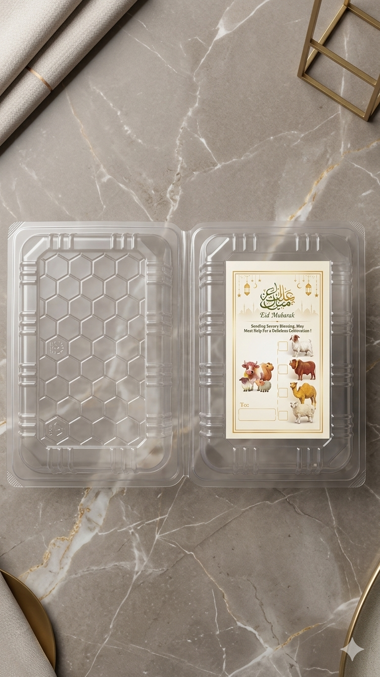 Eid-ul-Adha Disposible Meat Boxes –  Ready-to-Distribute Packs