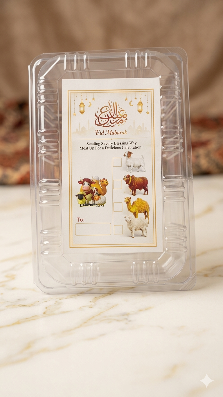 Eid-ul-Adha Disposible Meat Boxes –  Ready-to-Distribute Packs