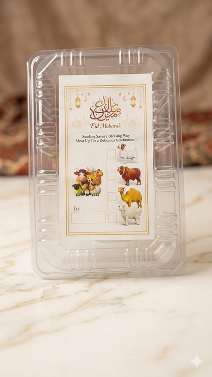 Eid-ul-Adha Disposible Meat Boxes –  Ready-to-Distribute Packs