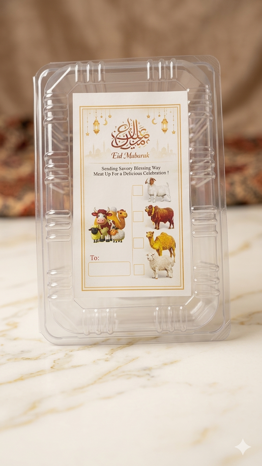 Eid-ul-Adha Disposible Meat Boxes –  Ready-to-Distribute Packs