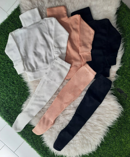 Pack of 6 Baby leggings & highnecks