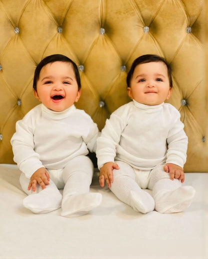 Pack of 6 Baby leggings & highnecks