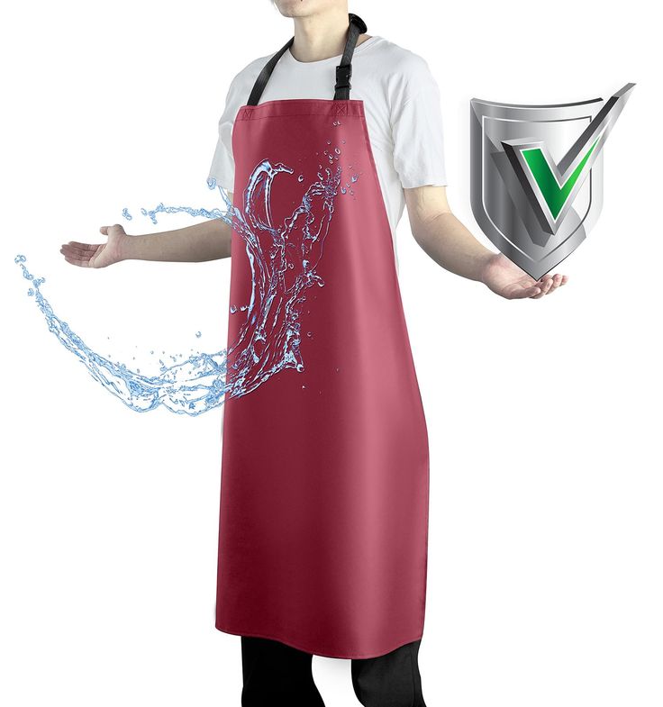 Silicon dish washing gloves + water proof apron