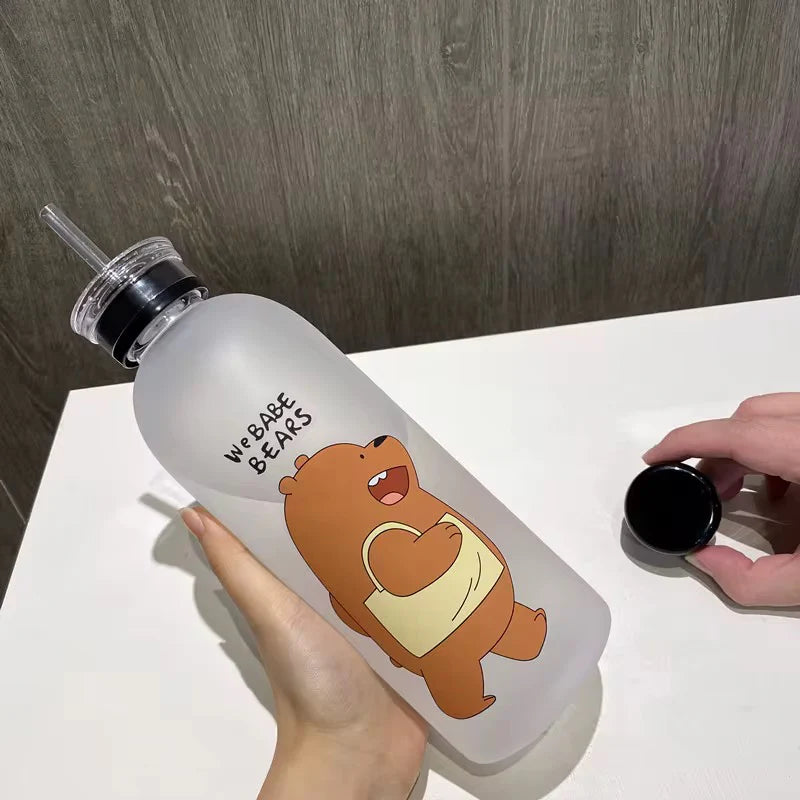 We Bare Bear Frosted Water Bottle