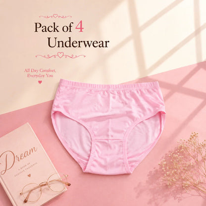 Pack of 4 Basic Underwear