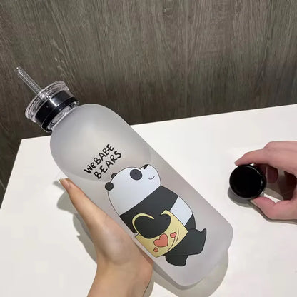 We Bare Bear Frosted Water Bottle